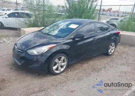 2012 Hyundai Elantra Gls from USA, damaged, VIN 5NPDH4AE6CH138726